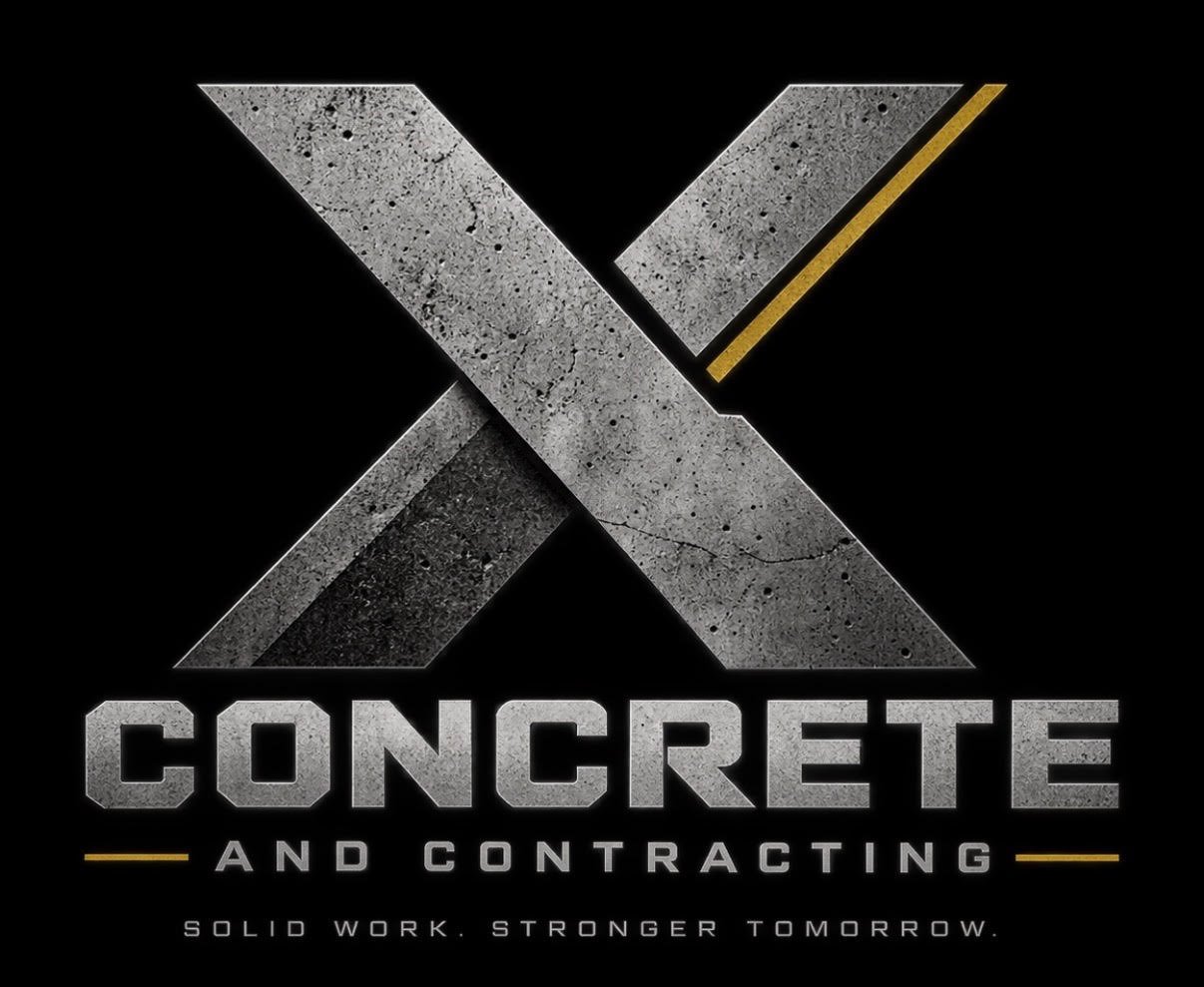 X Concrete and Contracting logo