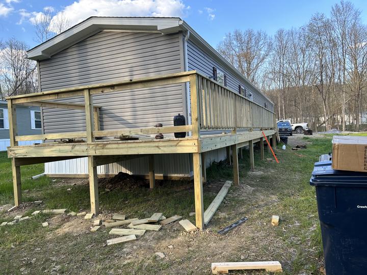 Deck framing and railings